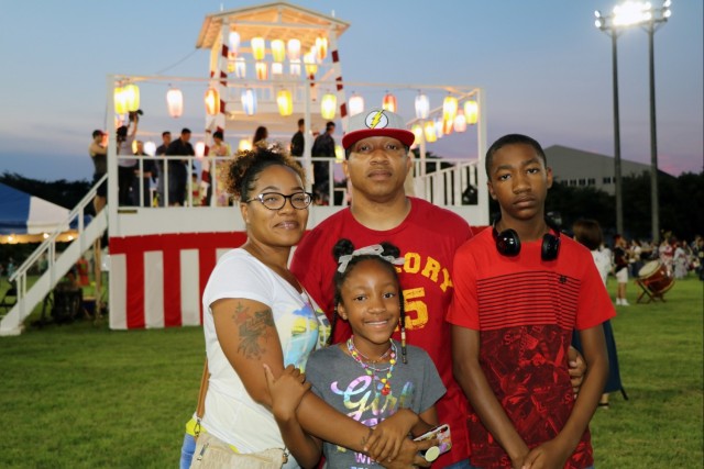 Pacific Guardian Soldiers attend their first Bon Odori