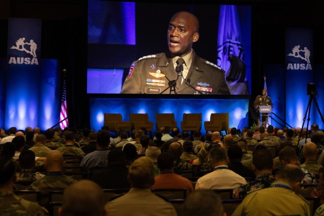 General Brunson emphasizes the role of Land Power in deterrent and regional security in Northeast Asia