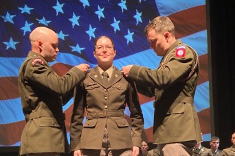 The next generation: Daughter’s commissioning highlights family’s commitment to military service