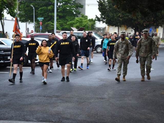 Walk weighted words promote awareness of mental health at the Humphreys camp