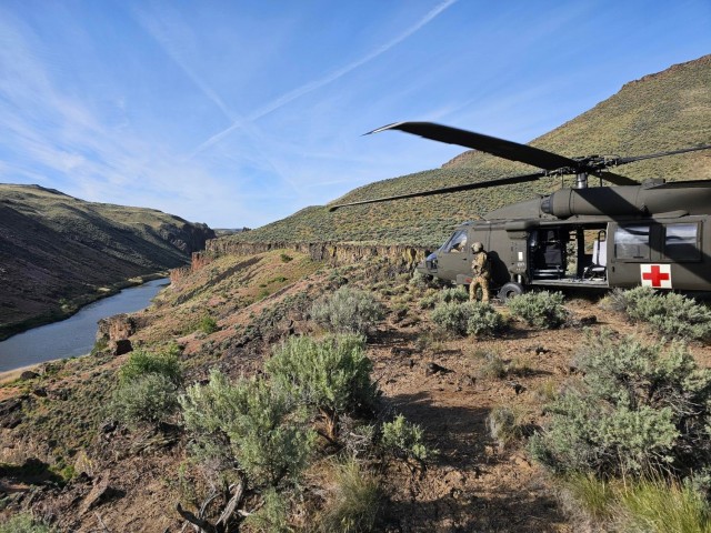 Idaho Army National Guard, Boise Fire Department conduct water rescue