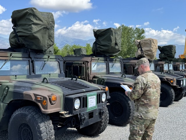 Infantry APS-2 set, more issued to Vermont Army National Guard in Greece for DEFENDER 25