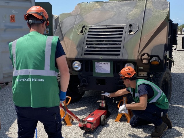 Infantry APS-2 set, more issued to Vermont Army National Guard in Greece for DEFENDER 25