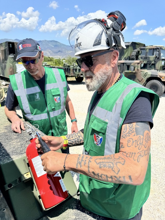Infantry APS-2 set, more issued to Vermont Army National Guard in Greece for DEFENDER 25