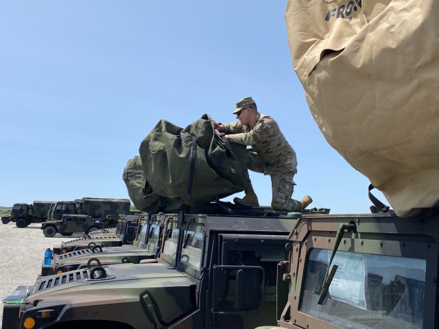 Infantry APS-2 set, more issued to Vermont Army National Guard in Greece for DEFENDER 25