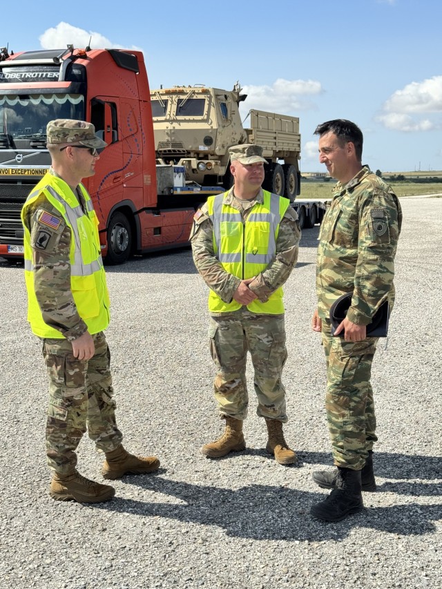 Infantry APS-2 set, more issued to Vermont Army National Guard in Greece for DEFENDER 25