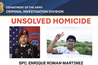 Spc. Enrique Roman-Martinez: Unsolved Homicide