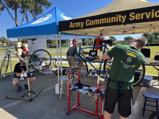 Bike Week 2025 was a huge success, offering free bike maintenance and activities to the Darby Military Community.