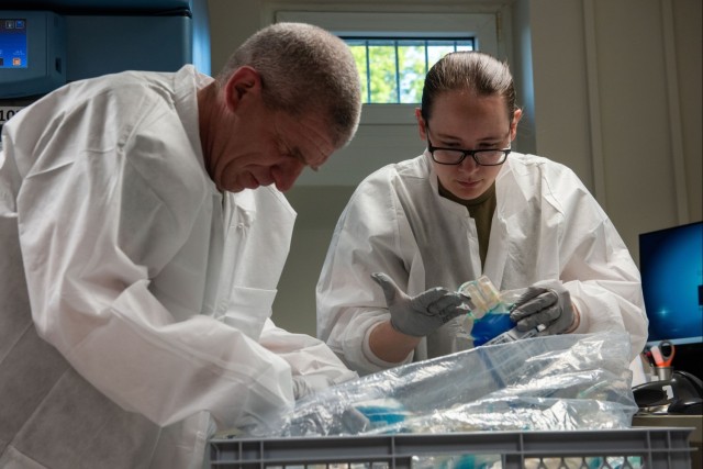 Landstuhl Regional Medical Center conducts blood resupply for DEFENDER 25