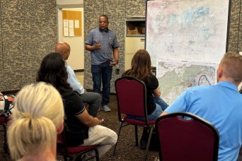 Fort Gregg-Adams Mentorship Program Participants Take on Humvee Simulator