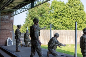 U.S. Army NATO Soldier first to receive new Master Combat Badge