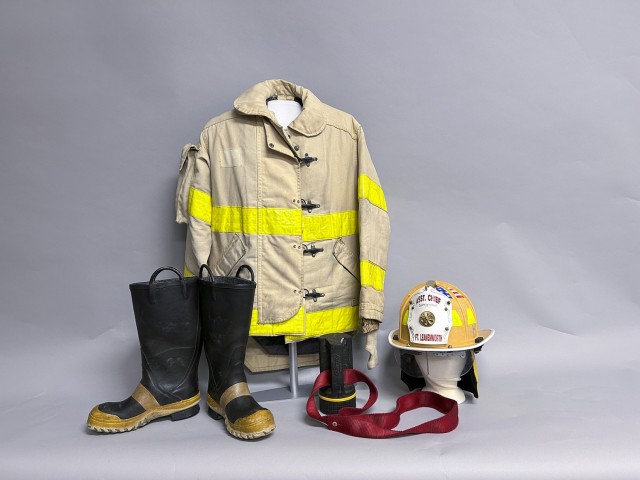 Firefighting gear, donated by former Fort Leavenworth Fire Department Assistant Chief/Chaplain Michael Kuk, is among the items in the Frontier Army Museum’s collection that have been relegated to the museum’s archives. A new museum currently...