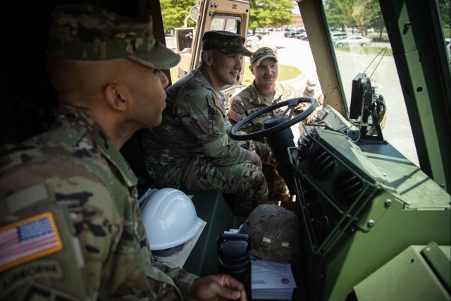 New FMTVA2s arrive at Transportation School