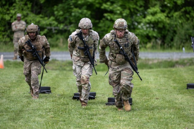 Soldiers compete in the Army Futures Command Best Squad Competition May 12-16, 2025, at Aberdeen Proving Ground, Maryland. The winning squad will represent AFC at the U.S. Army level best squad competition. (U.S. Army photo by Greg Newswanger)