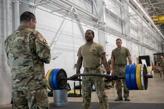 Soldiers compete in the Army Futures Command Best Squad Competition May 12-16, 2025, at Aberdeen Proving Ground, Maryland. The winning squad will represent AFC at the U.S. Army level best squad competition. (U.S. Army photo by Greg Newswanger)