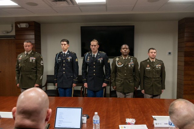 Soldiers compete in the Army Futures Command Best Squad Competition May 12-16, 2025, at Aberdeen Proving Ground, Maryland. The winning squad will represent AFC at the U.S. Army level best squad competition. (U.S. Army photo by Greg Newswanger)