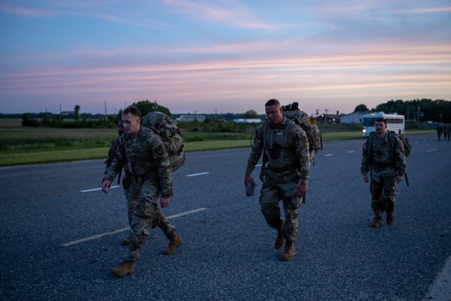 Soldiers compete in the Army Futures Command Best Squad Competition May 12-16, 2025, at Aberdeen Proving Ground, Maryland. The winning squad will represent AFC at the U.S. Army level best squad competition. (U.S. Army photo by Greg Newswanger)