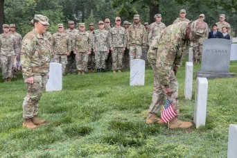 Chaplain Corps honors the fallen on Chaplains Hill at Arlington National Cemetery during ‘Flags In’