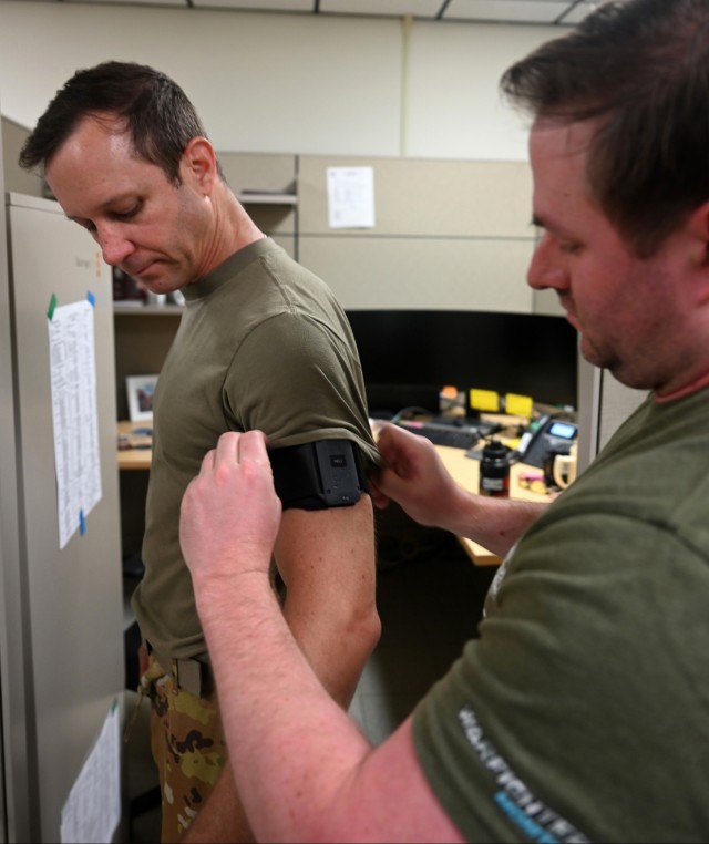 Preparing the Pilot's Biomedical Sensor for UH-60 Flying Laboratory