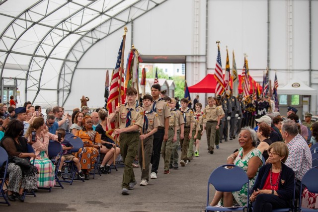 Fort Meade honors 250 years of service and sacrifice during Massing of the Colors Ceremony