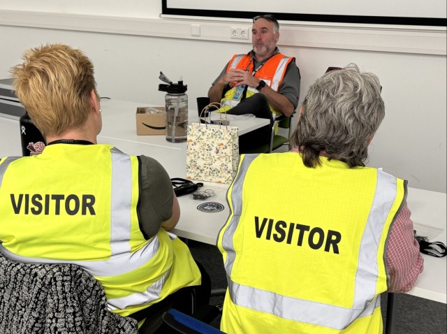 405th AFSB conducts professional development staff visit to Amazon fulfillment center