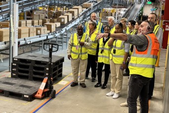 405th AFSB conducts staff visit to Amazon facility for professional development