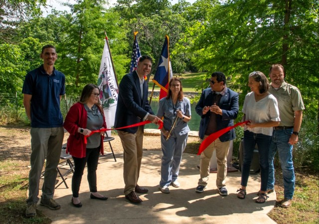 San Marcos Ecosystem Restoration Project Ribbon Cutting