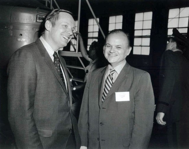 U.S. Army Yuma Proving Ground (YPG) has had many distinguished visitors over the years, but none as out-of-this-world as astronaut Neil Armstrong (left), the first man to walk on the moon....