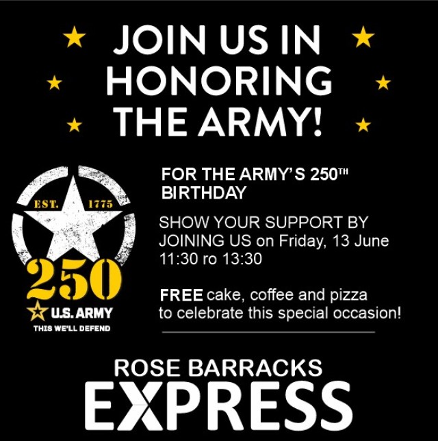 250th U.S. Army Birthday events in Bavaria