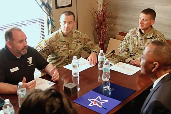FORT BLISS, Texas – El Paso Mayor, Renard U. Johnson visited the Armed Services YMCA's Administration Offices, Lodge, Child Development Center, both loc...