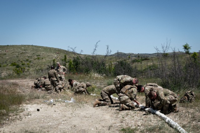 Vermont National Guard and the Hellenic army participate in Immediate Response 25 in Krivolak North Macedonia