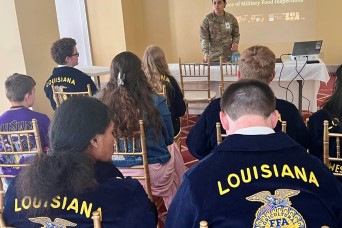 Science, Service and Simulations: Soldiers Inspire Students at Louisiana FFA Convention
