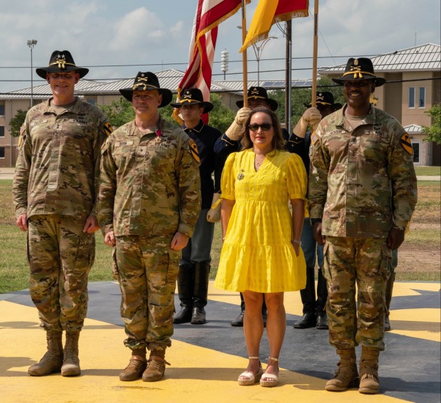 1st Cavalry Division Hosts Retreat Ceremony for Brigadier General Robert G. Born