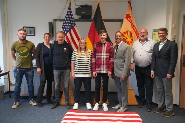 USAG Bavaria welcomes first electrician apprentice after one decade