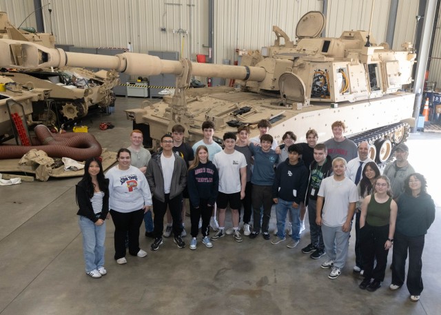 PICATINNY ARSENAL, N.J. - The U.S. Army Combat Capabilities Development Command (DEVCOM) Armaments Center&#39;s STEM office, in coordination with Universal Technical Resource Services (UTRS), Inc., hosted a tour for students enrolled at Morris...