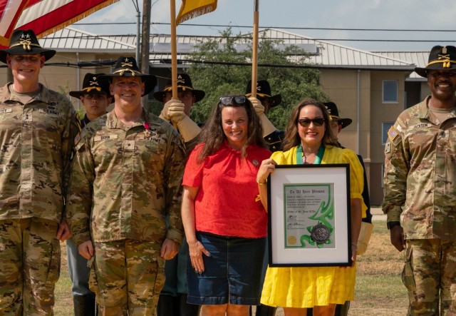 1st Cavalry Division Hosts Retreat Ceremony for Brigadier General Robert G. Born