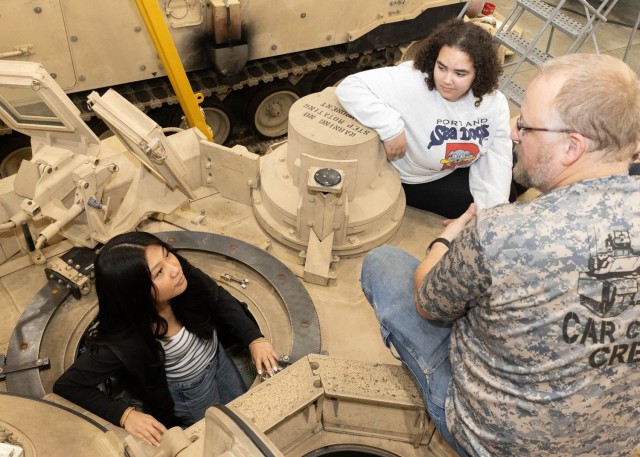 PICATINNY ARSENAL, N.J. - The U.S. Army Combat Capabilities Development Command (DEVCOM) Armaments Center&#39;s STEM office, in coordination with Universal Technical Resource Services (UTRS), Inc., hosted a tour for students enrolled at Morris...