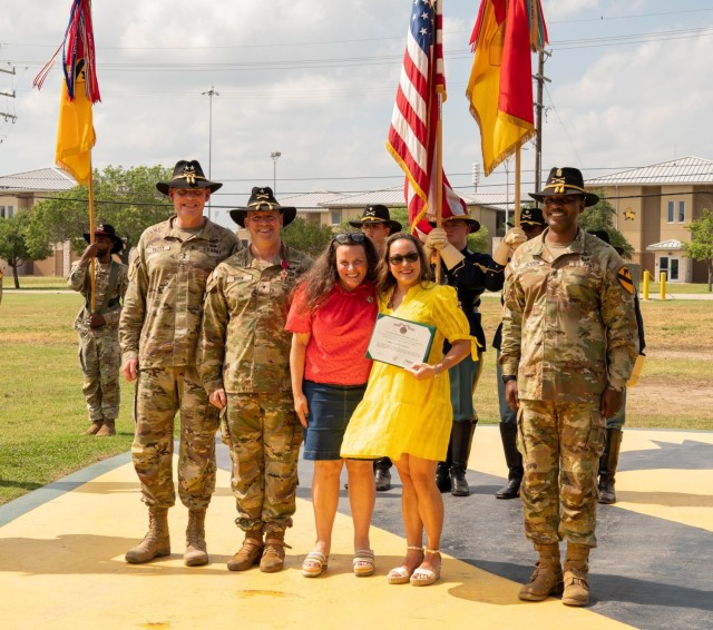 1st Cavalry Division Hosts Retreat Ceremony for Brigadier General Robert G. Born