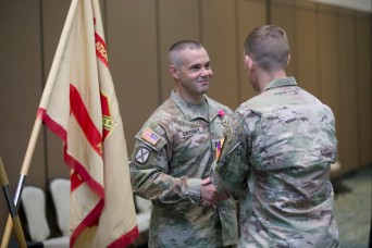 Fort Bliss honors outgoing CSM Sweeney, welcomes CSM Theus at garrison ceremony