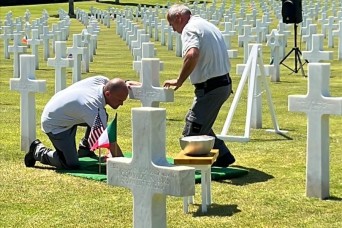 Operation Benjamin honors Jewish Soldier at Florence American Cemetery