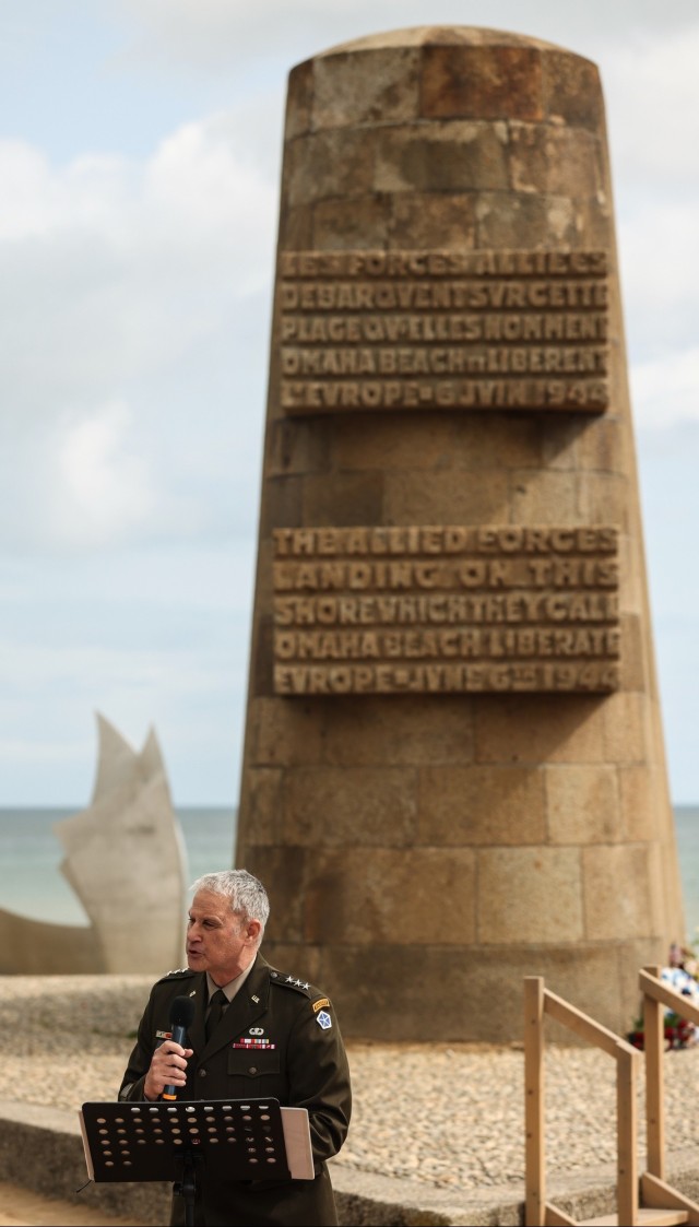 Omaha Beach Monument