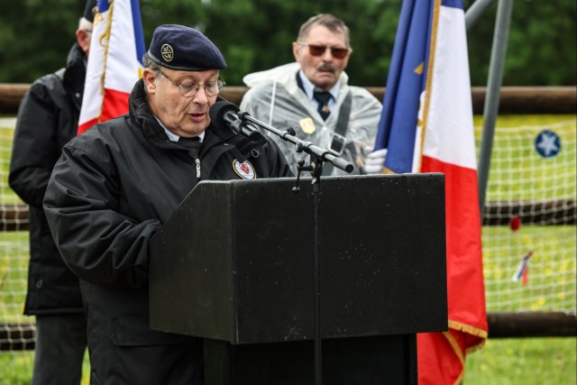 V Corps Commander Honors Eisenhower’s Legacy at Amfreville Ceremony