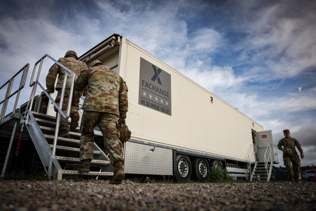 Mobile Field Exchange located at a tip of the spear location in Poland.