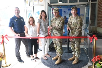 Fort Drum celebrates opening of Mountain Peak Ice Cream, the sweetest destination on post