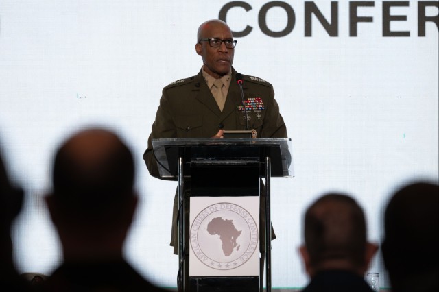 General Langely gives closing remarks at African Chiefs of Defense Conference 2025