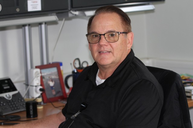 BAUMHOLDER, Germany – Thomas Howe, a safety specialist with the 16th Sustainment Brigade, poses for a photo on after an interview about his 35 years of federal service on June 3, 2025. Howe's career spans military and civilian roles, including...