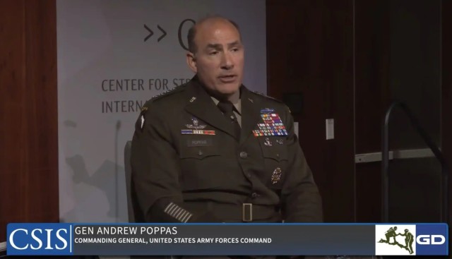 U.S. Army Forces Command Leader Discusses Readiness,