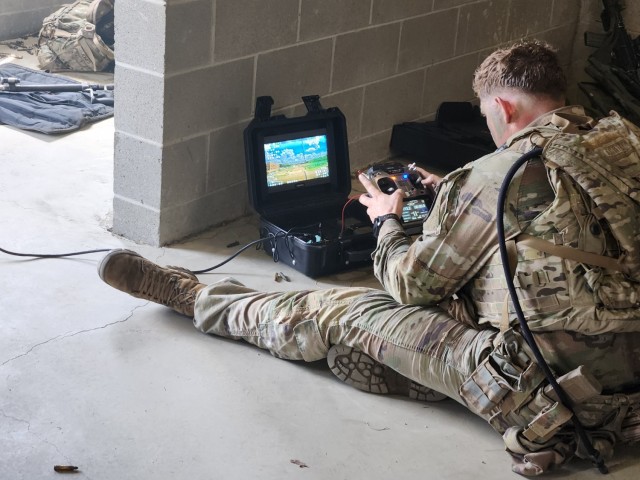 FT BENNING, GA - A technology demonstration here in late April and early May showed that Soldiers operating lethal assault drones were able to more rapidly perform precision strikes against enemy threats using technology developed by U.S. Army...