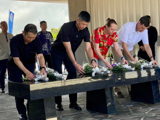Joint Cleanup at Okinawa Peace Park