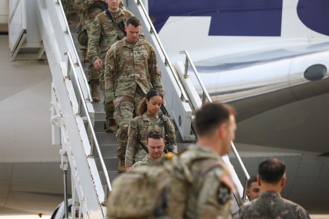 New U.S. Army Korea Rotational Force arrives on peninsula